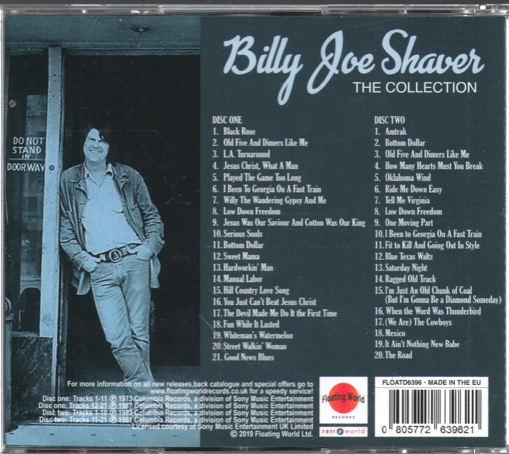 Billy Joe Shaver - Collection - Double Cd