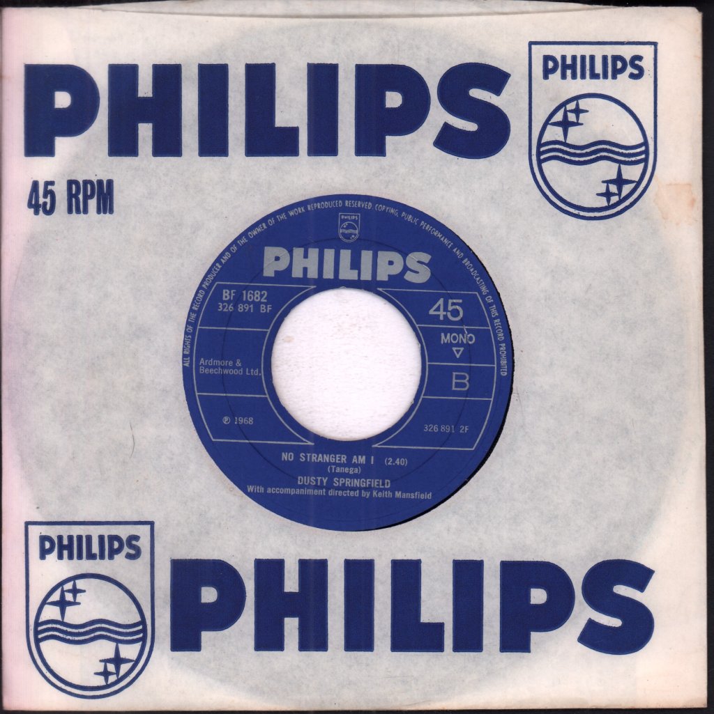Dusty Springfield - I Close My Eyes And Count To Ten - 7 Inch