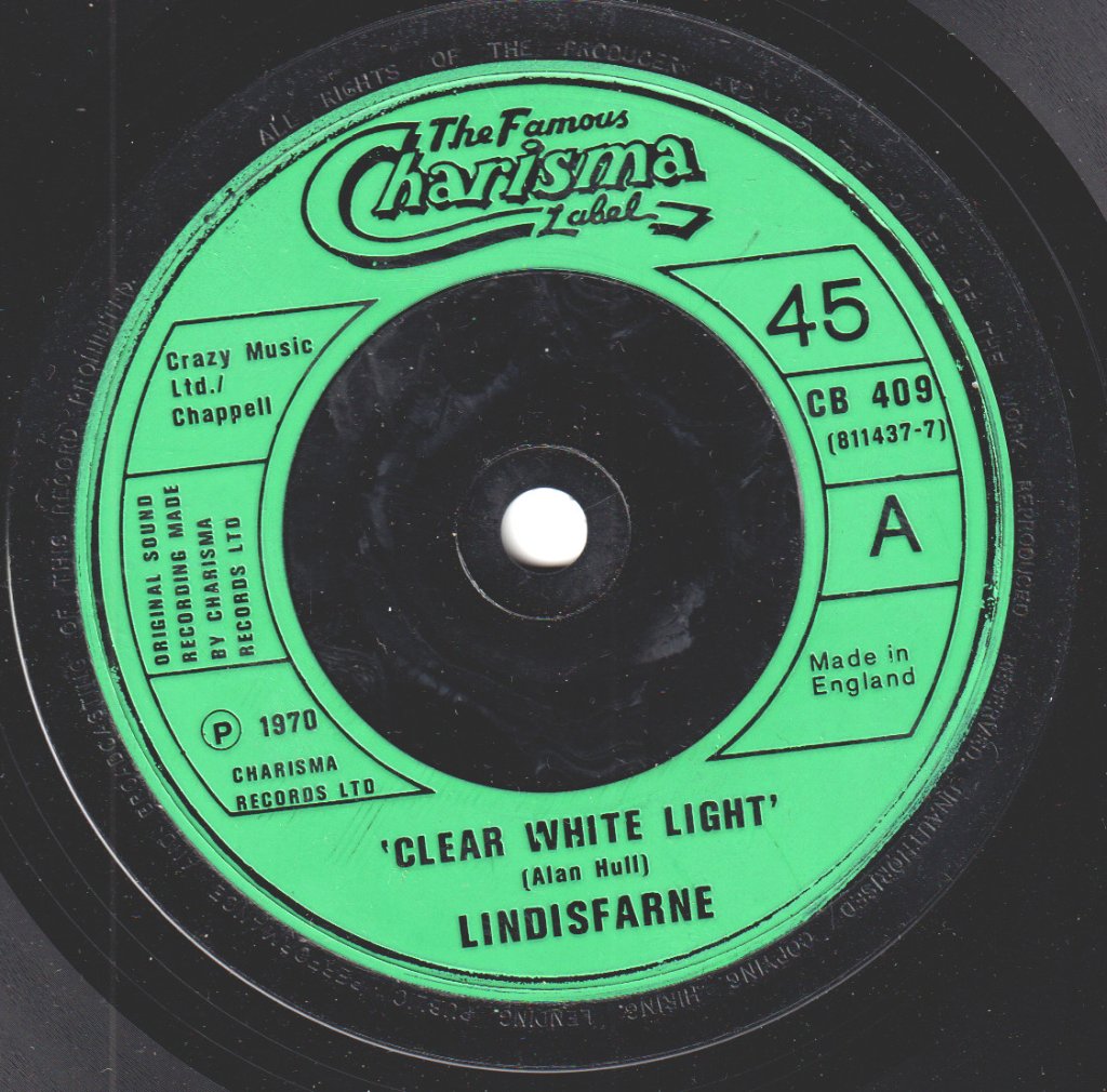Lindisfarne / Clifford T.ward - Clear White Light/Traveller - 7 Inch