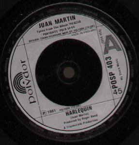 Juan Martin - Harlequin - 7 Inch