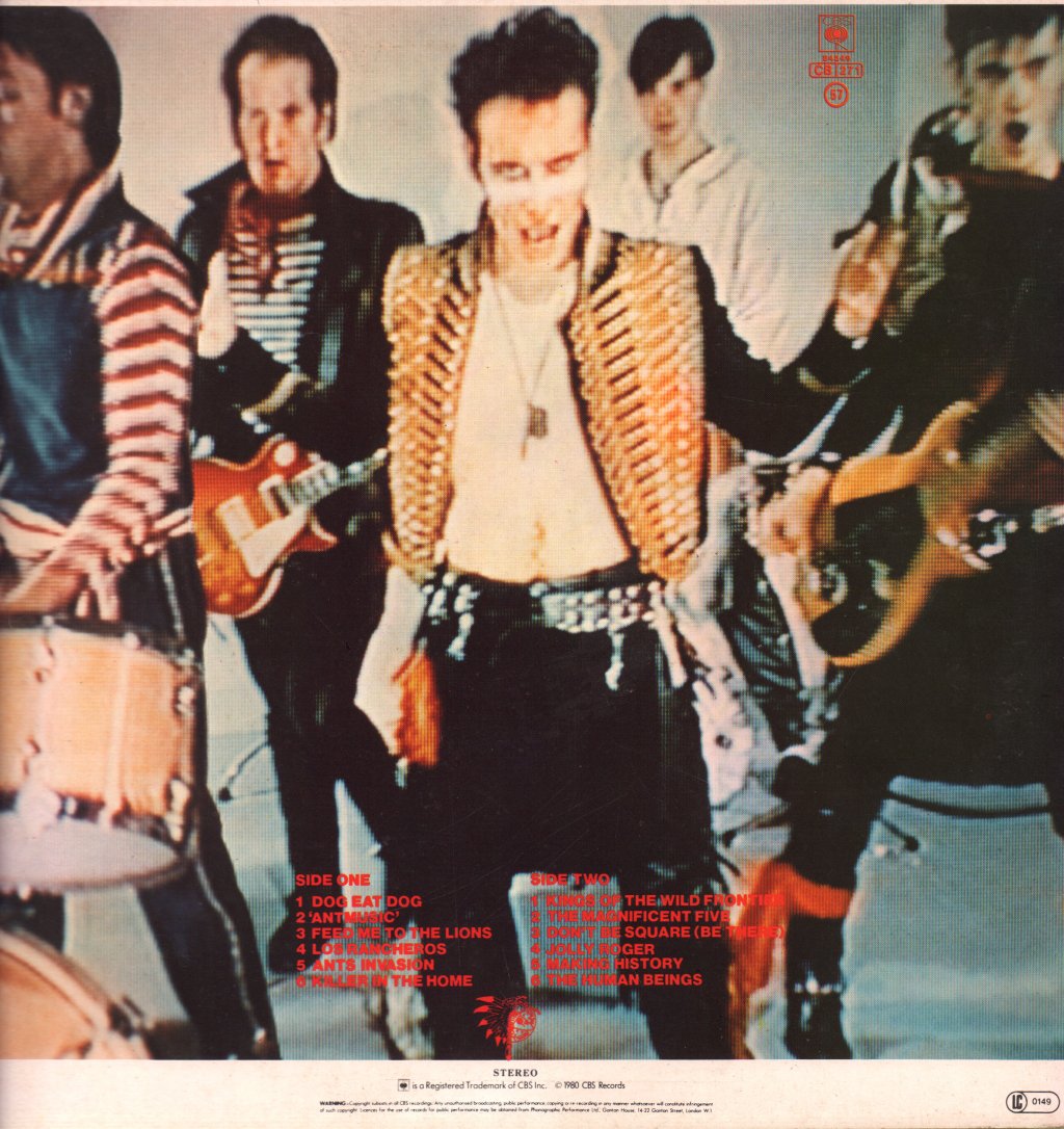 Adam And The Ants - Kings Of The Wild Frontier - Lp