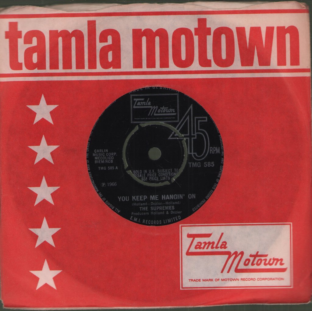 Supremes - You Keep Me Hangin' On - 7 Inch