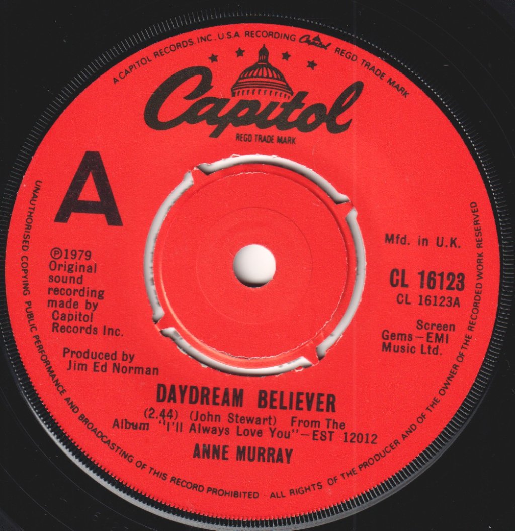 Anne Murray - Daydream Believer - 7 Inch