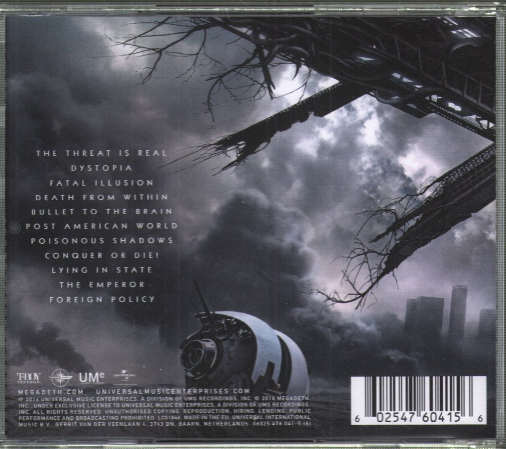Megadeth - Dystopia - Cd