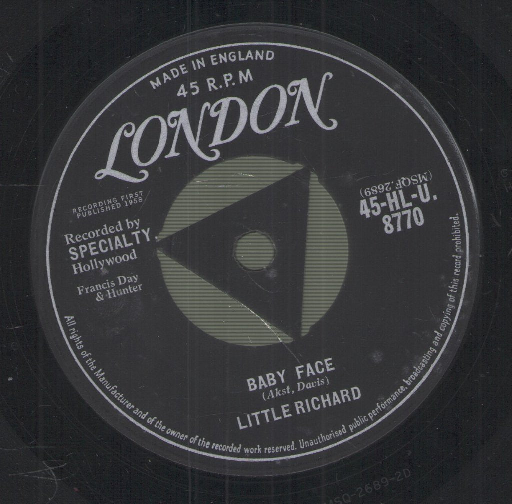 Little Richard - Baby Face - 7 Inch