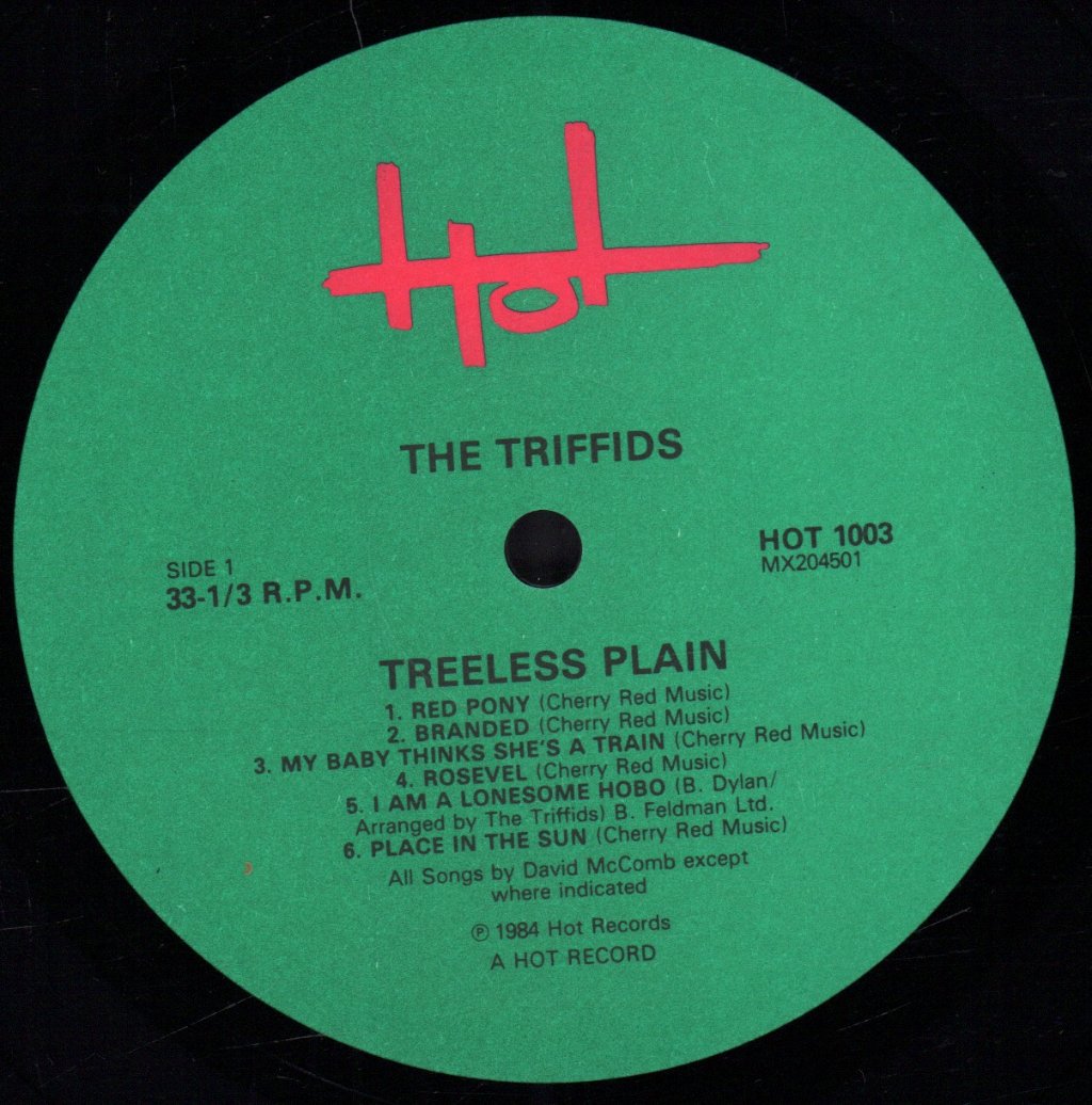 Triffids (Aussie Group) - Treeless Plain - Lp