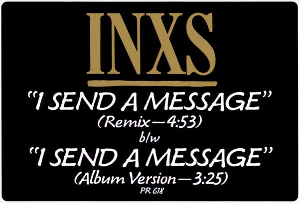 INXS - I Send A Message - 12 Inch