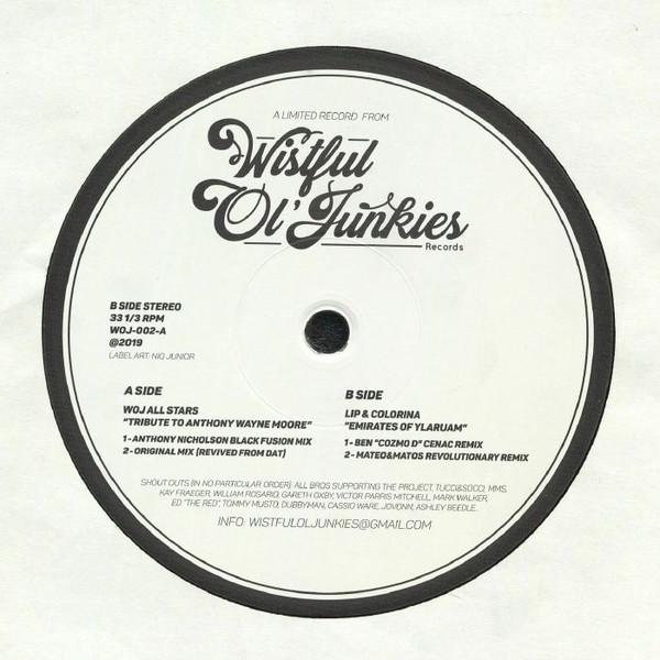 WOJ All Stars, Lip and Colorina - Tribute To Anthony Wayne Moore / Emirates Of Ylaruam - 12 Inch