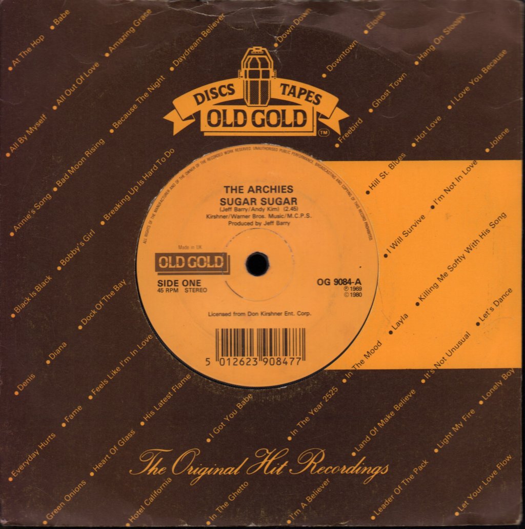 Archies - Sugar Sugar - 7 Inch