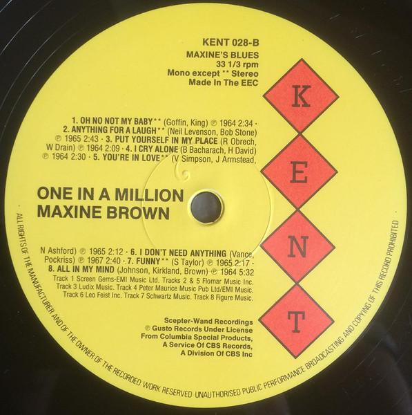 Maxine Brown - One In A Million - Lp