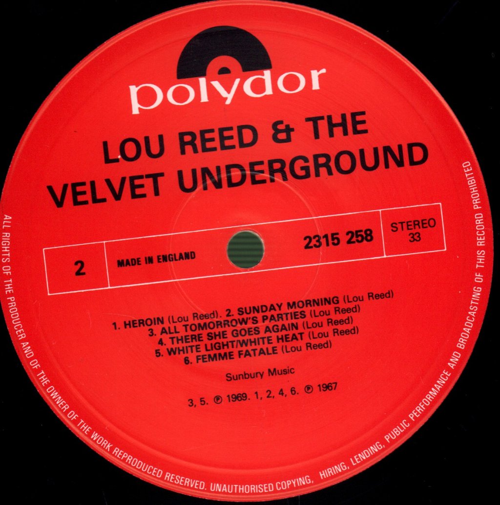 Lou Reed And The Velvet Underground - Lou Reed And The Velvet Underground - Lp