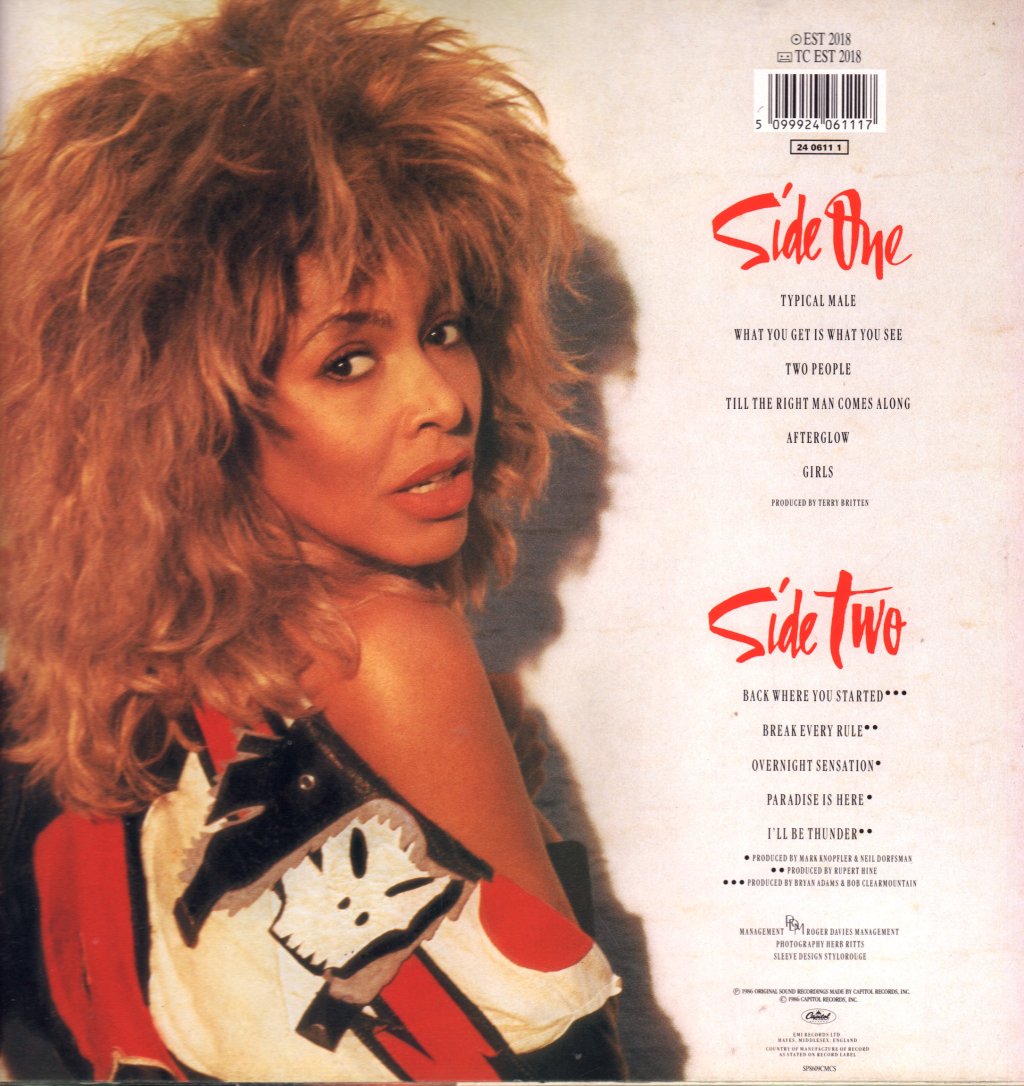 Tina Turner - Break Every Rule - Lp
