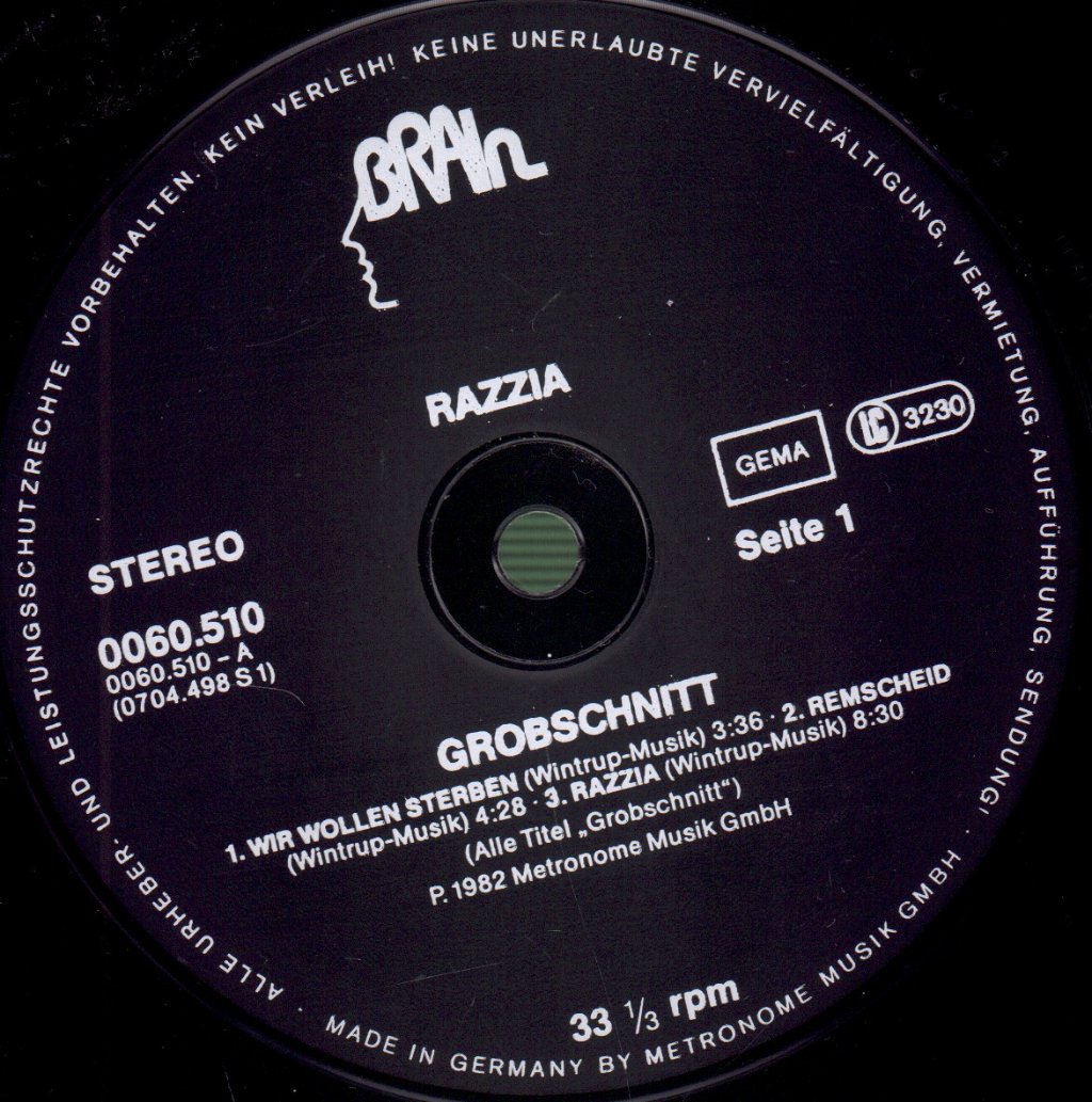 Grobschnitt - Razzia - Lp