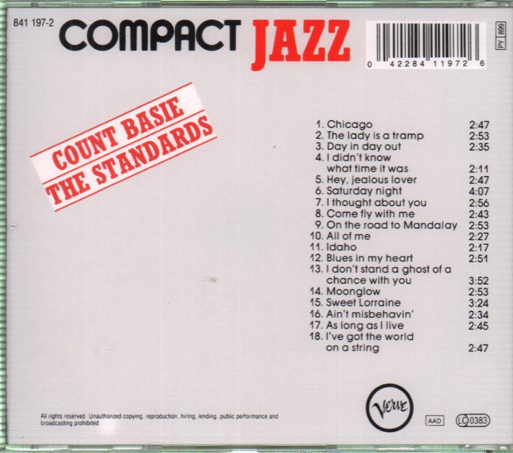 Count Basie - Standards - Cd