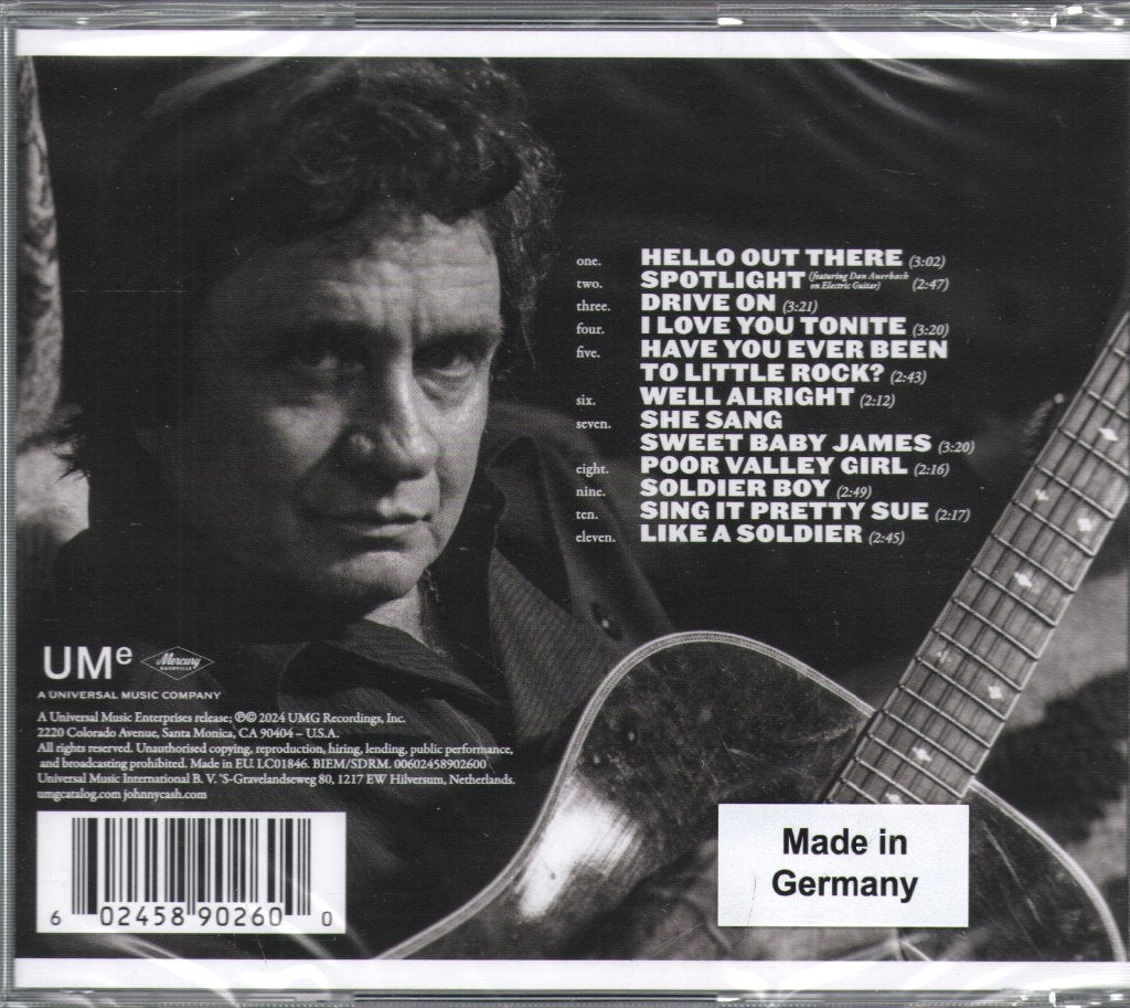 Johnny Cash - Songwriter - Cd