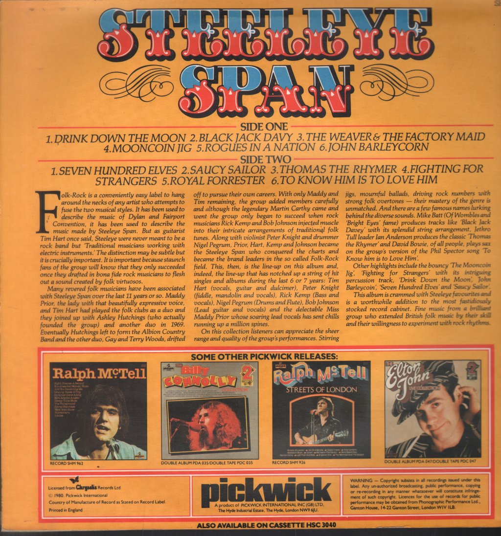 Steeleye Span - Steeleye Span - Lp