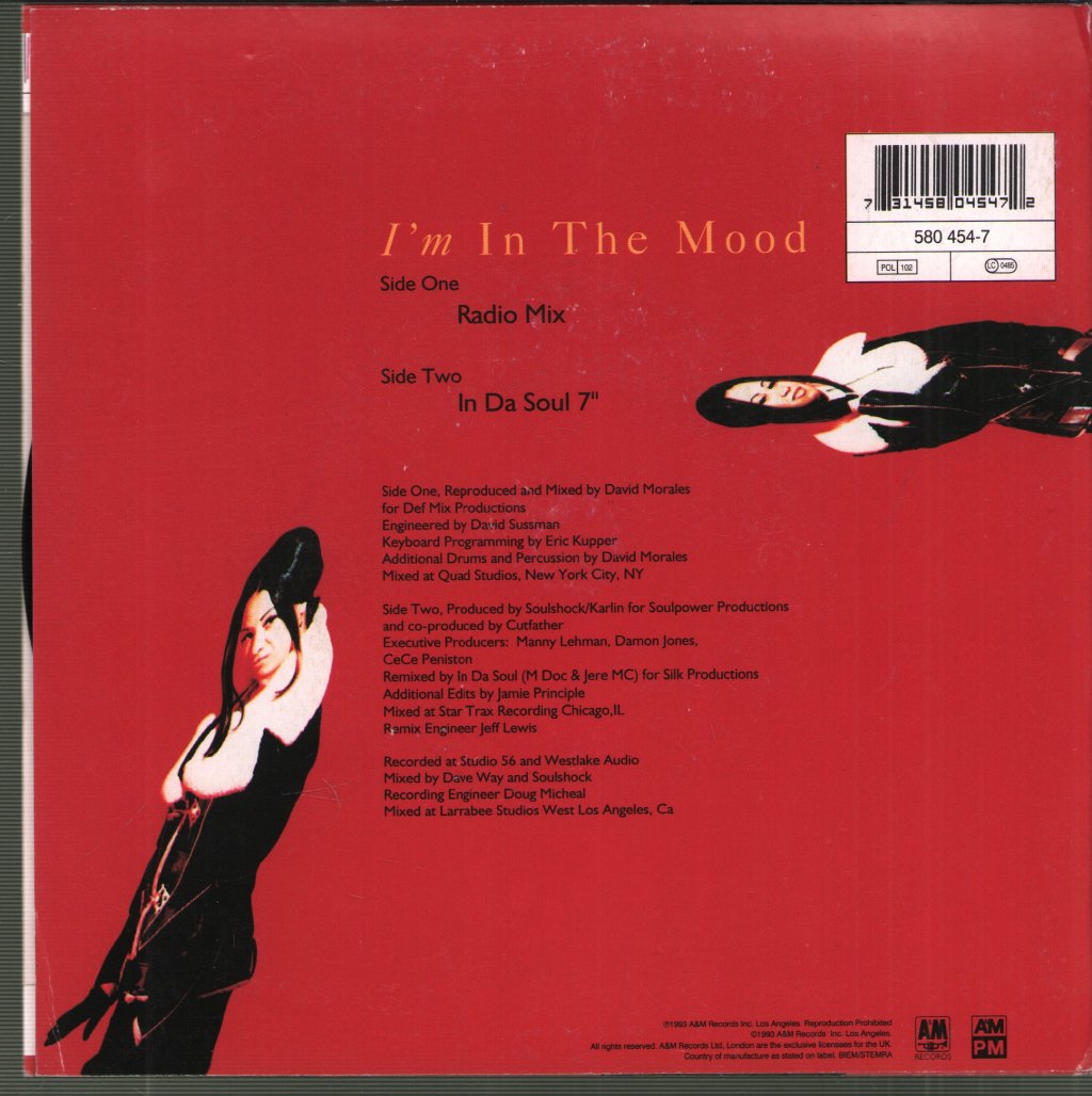 Ce Ce Peniston - I'm In The Mood - 7 Inch