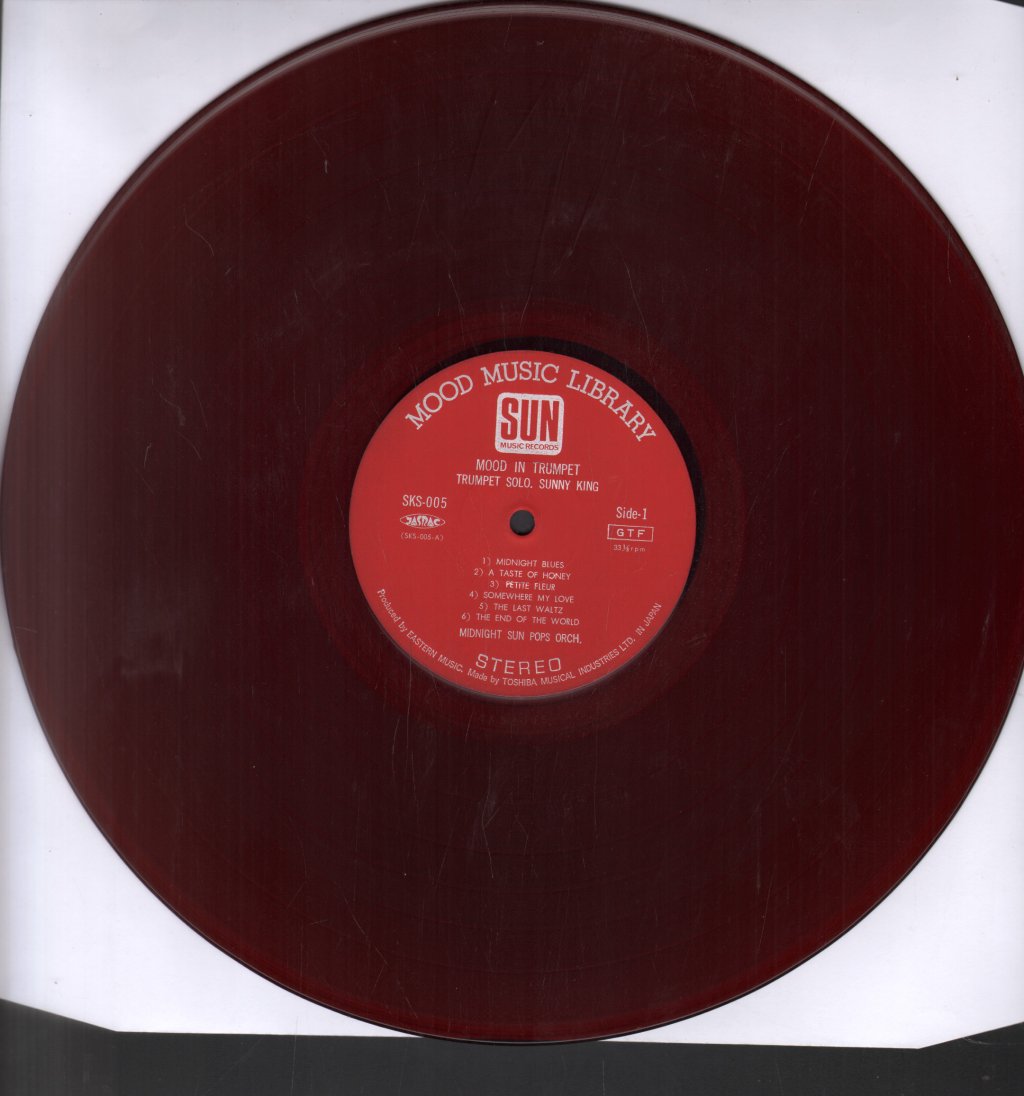 Midnight Sun Pops Orchestra / Sunny King - Mood In Trumpet - Lp