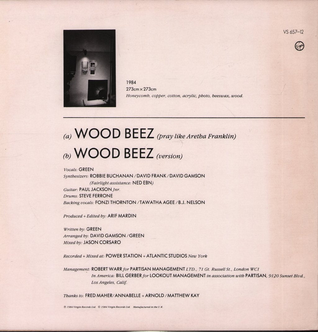 Scritti Politti - Wood Beez - 12 Inch