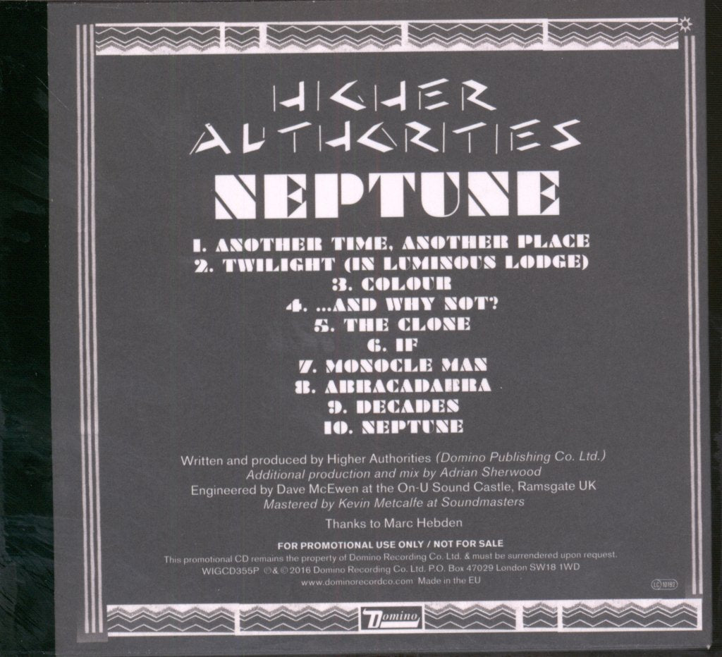 Higher Authorities - Neptune - Cd