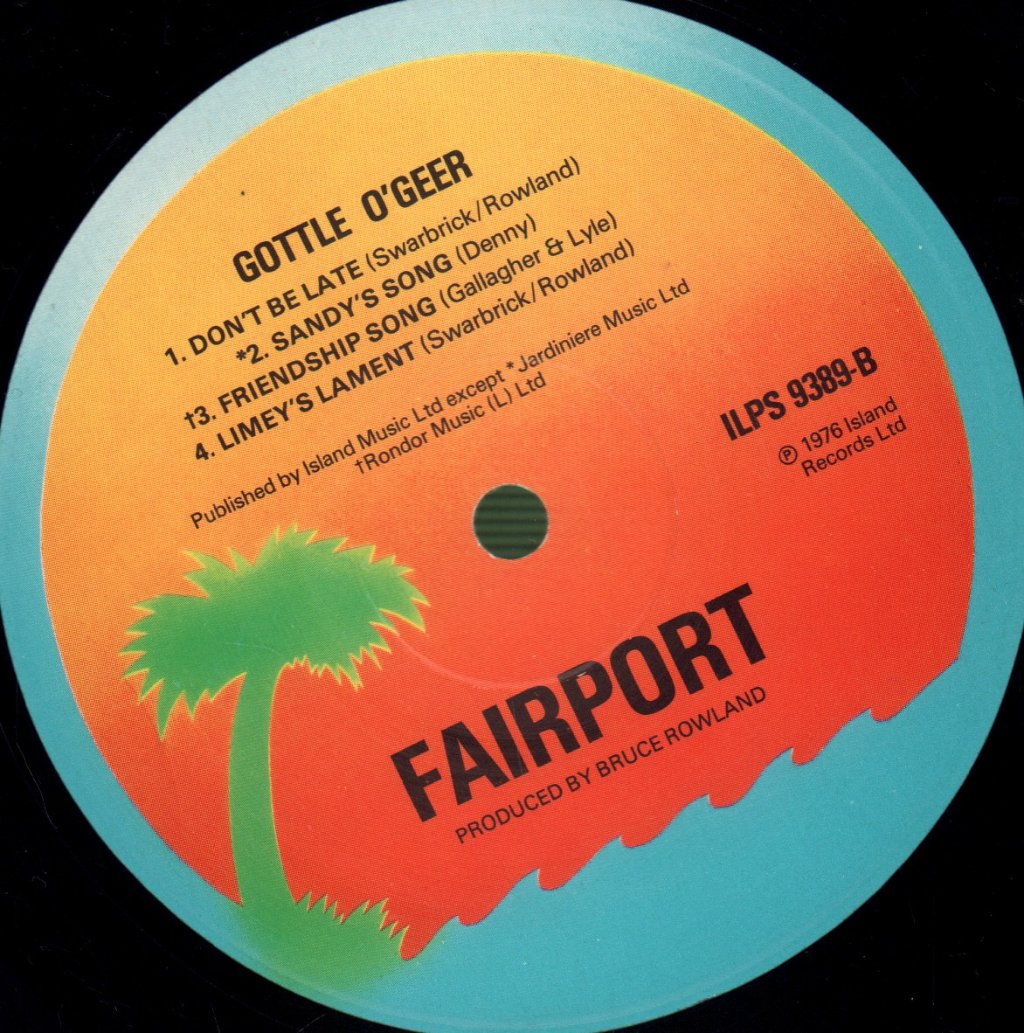 Fairport Convention - Gottle O'Geer - Lp