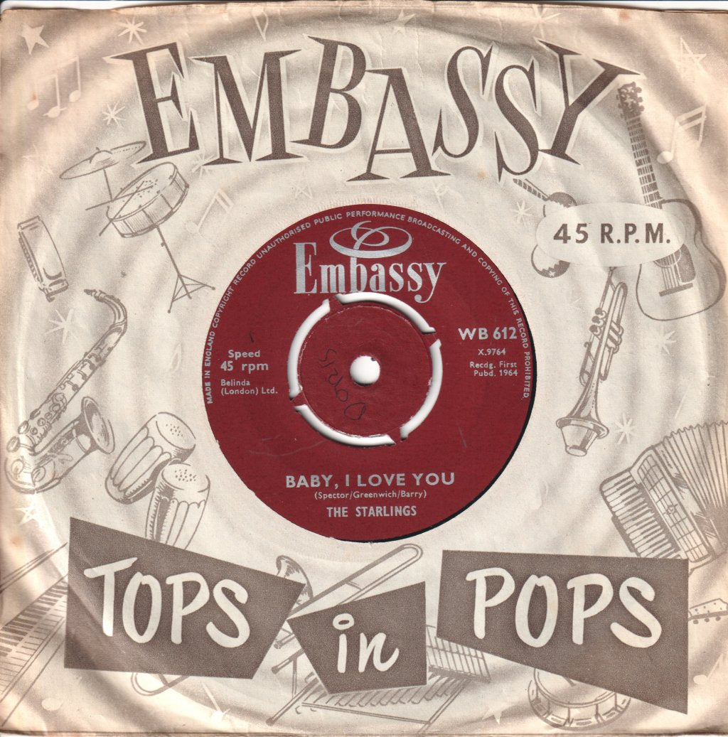 Starlings / Marilyn Lee - Baby I Love You / As  Usual - 7 Inch