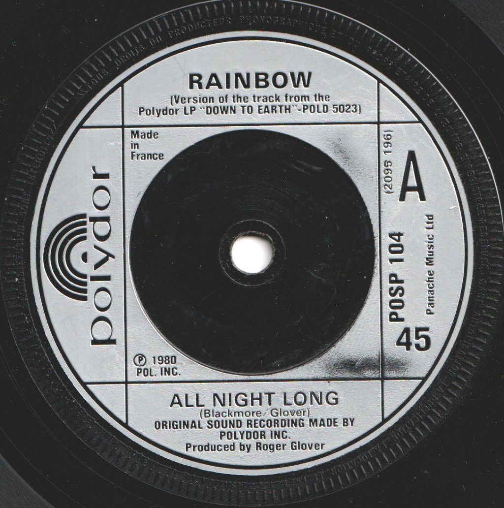 Rainbow - All Night Long - 7 Inch