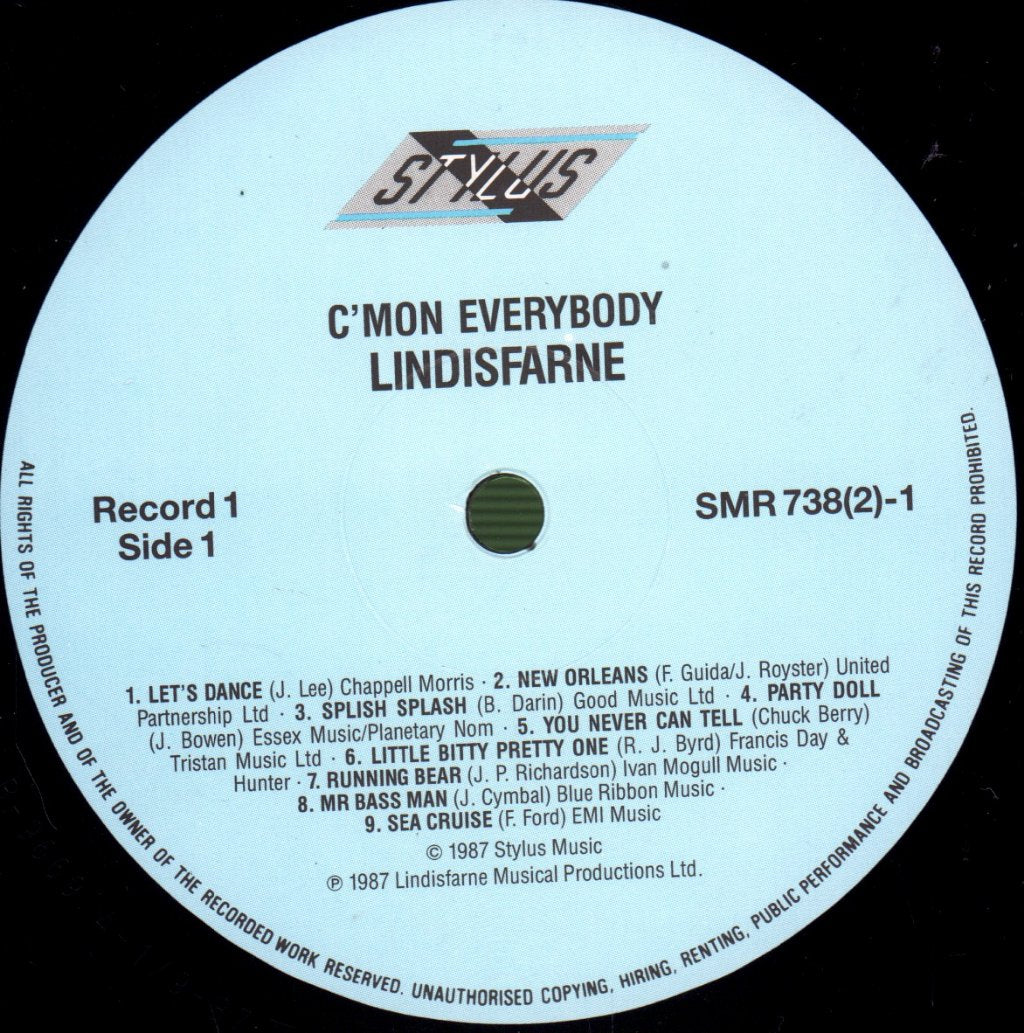 Lindisfarne - C'Mon Everybody! - Double Lp