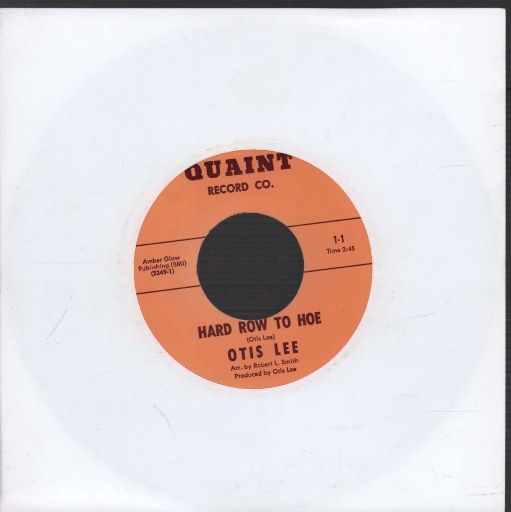 Otis Lee - Hard Row To Hoe - 7 Inch