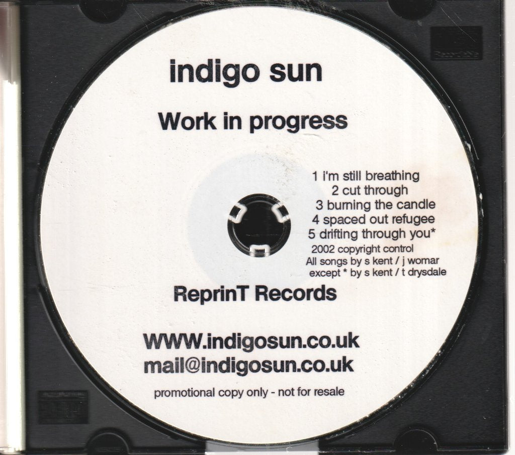 Indigo Sun - Work In Progress - Cd