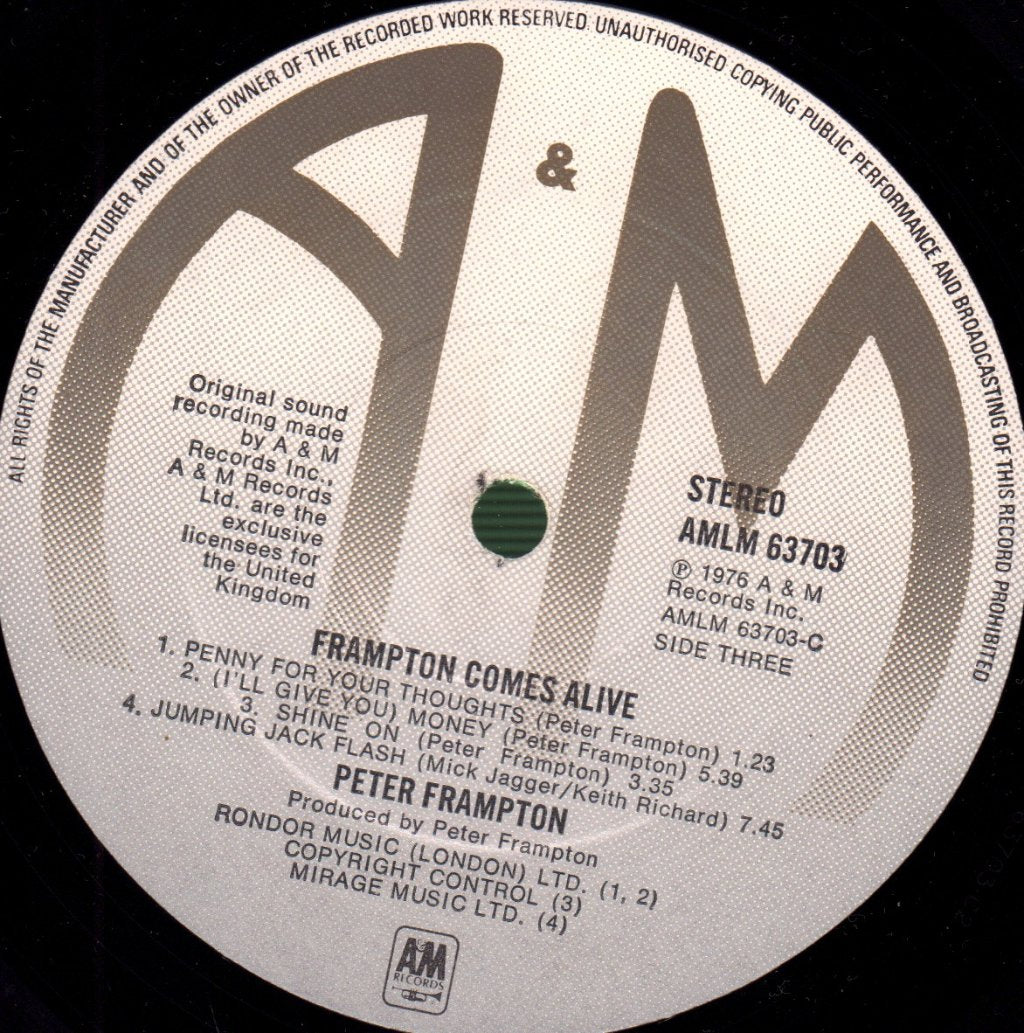 Peter Frampton - Frampton Comes Alive - Double Lp