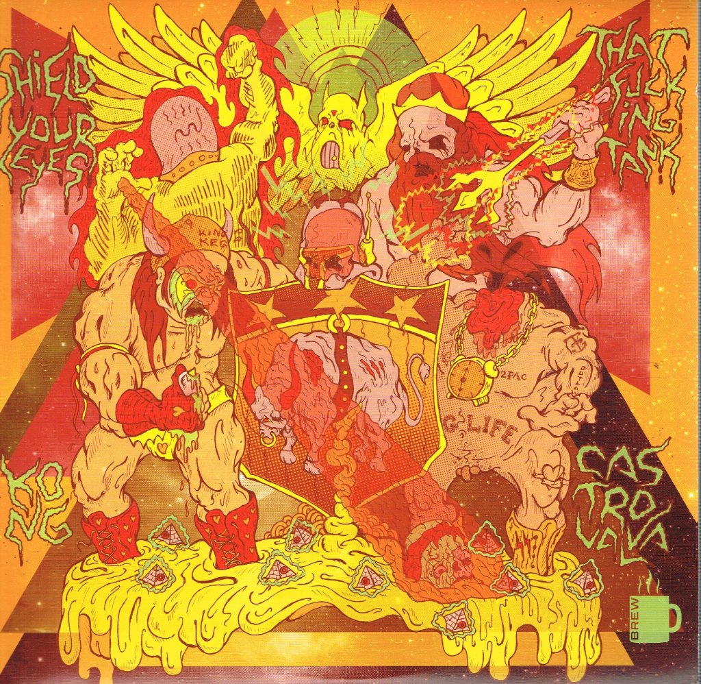 Kong / Shield Your Eyes / That F**king Tank / Castrovalva - Split 10" - 10 Inch