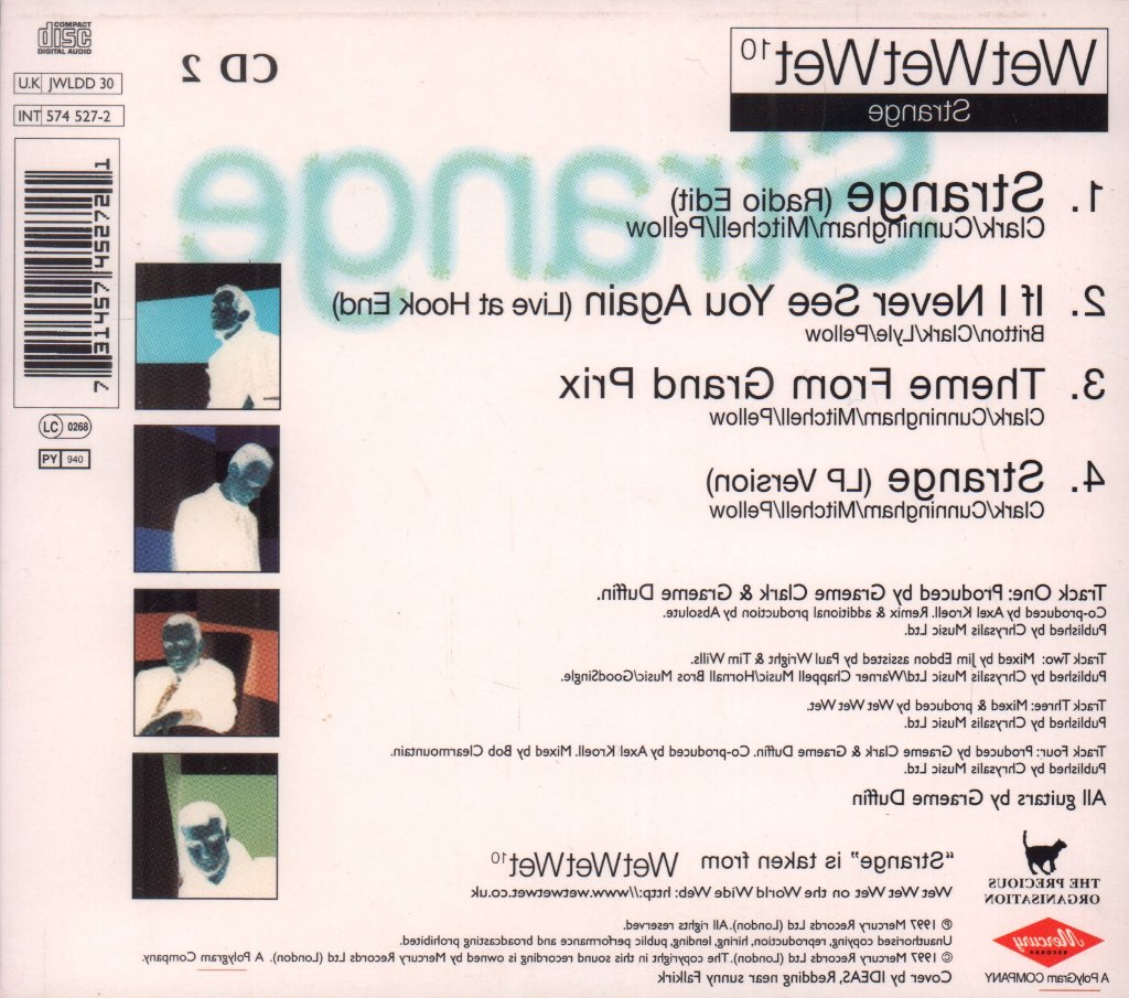 Wet Wet Wet - Strange - Cd