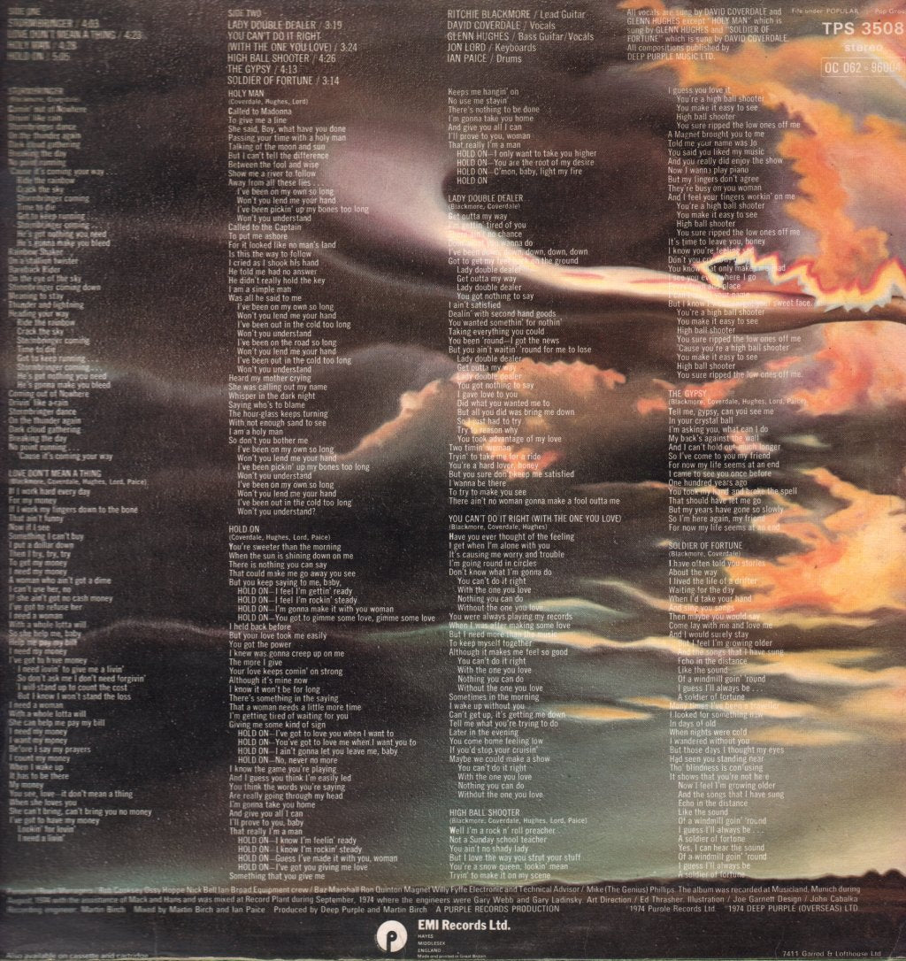 Deep Purple - Stormbringer - Lp