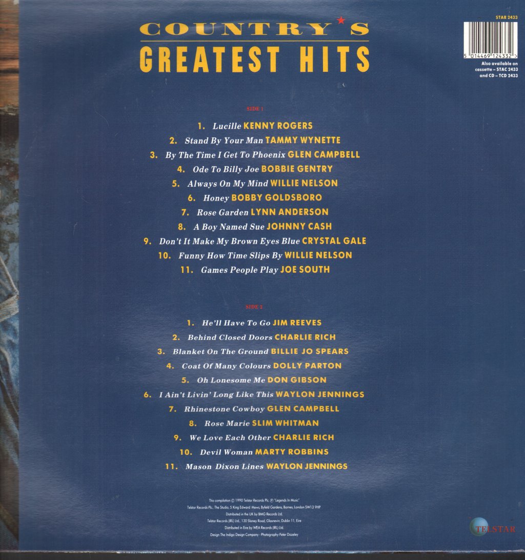 Various Artists - Country's Greatest Hits - Cd