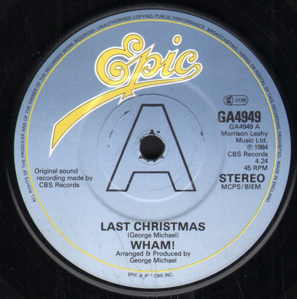 Wham - Last Christmas - 7 Inch