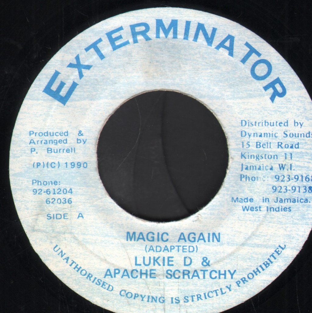Lukie D & Apache Scratchy - Magic Again - 7 Inch