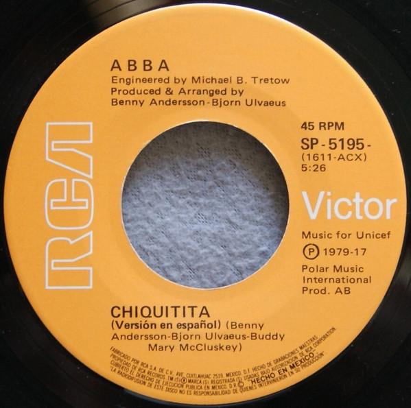 ABBA - Chiquitita (Version en Español) / Lovelight - 7 Inch