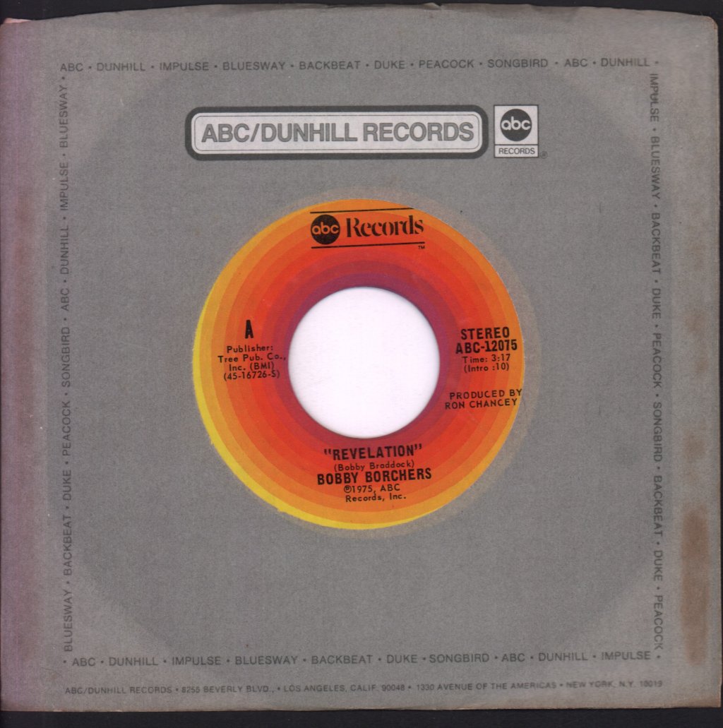 Bobby Borchers - Revelation - 7 Inch