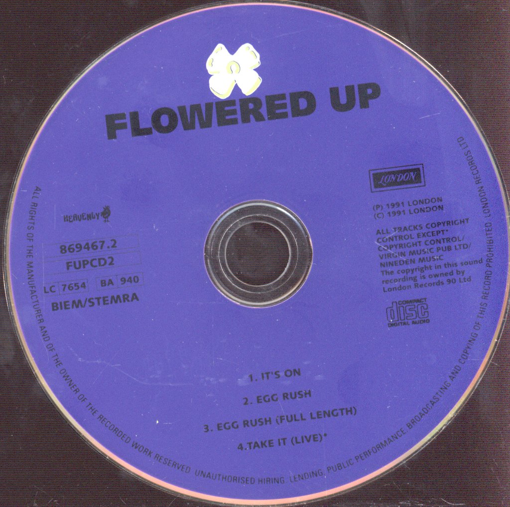 Flowered Up - It's On Egg Rush - Cd