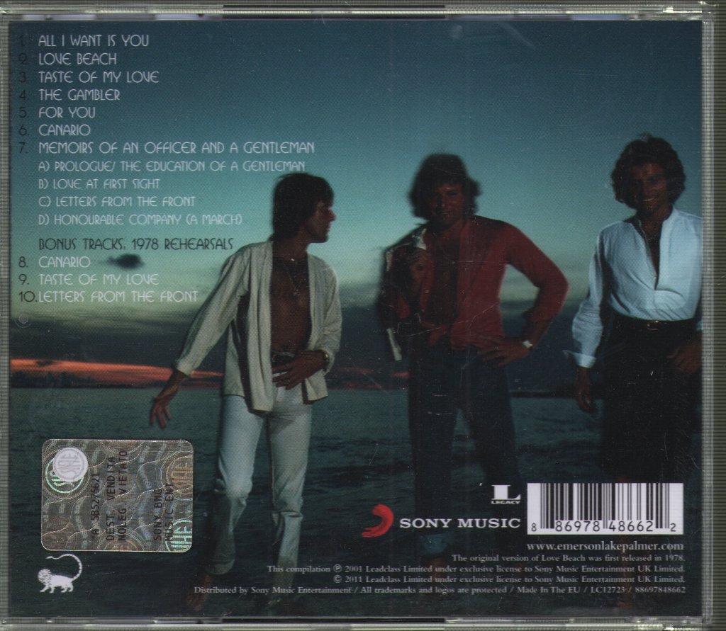 Emerson, Lake & Palmer - Love Beach - Cd
