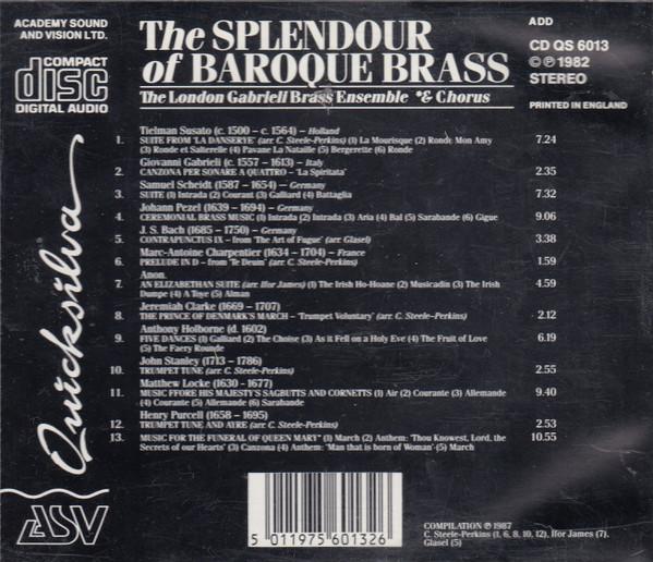 London Gabrieli Brass Ensemble - Splendour Of Baroque Brass - Cd