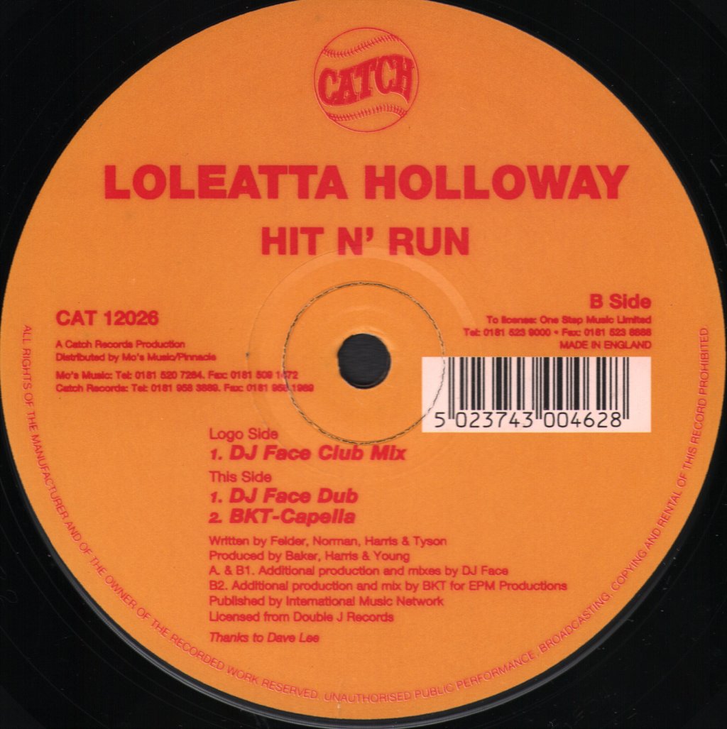 Loleatta Holloway - Hit And Run - 12 Inch