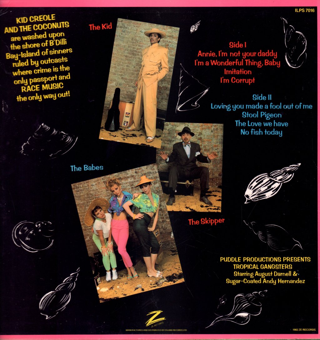 Kid Creole And The Coconuts - Tropical Gangsters - Lp
