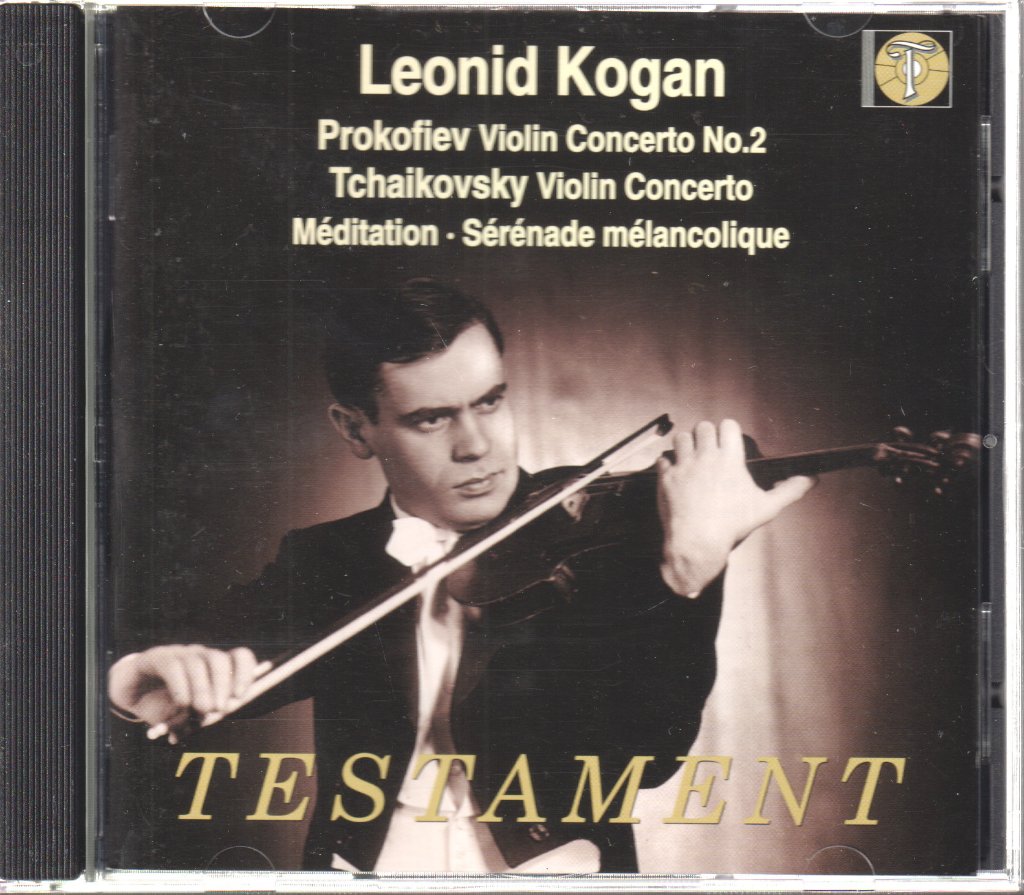 Leonid Kogan - rokofiev, Tchaikovsky -Violin Concerto No.2 - Violin Concerto - Méditation - Sérénade Mélancolique - Cd