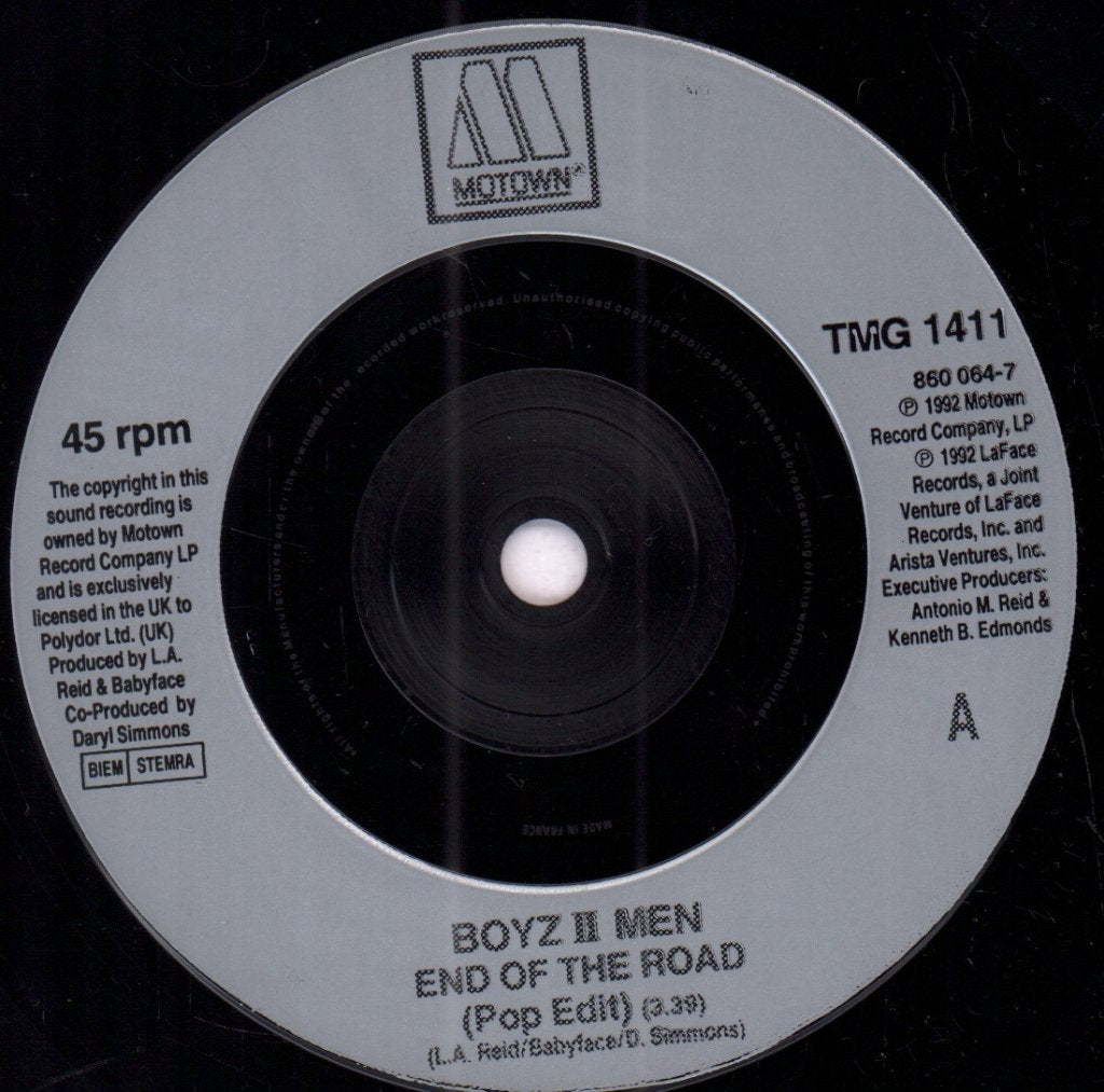 Boyz II Men - End Of The Road - 7 Inch