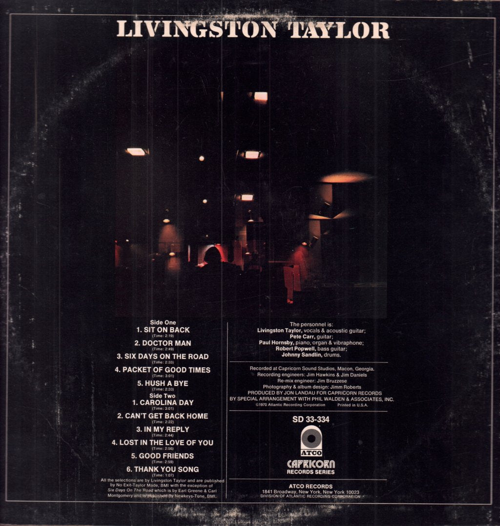 Livingston Taylor - Livingston Taylor - Lp
