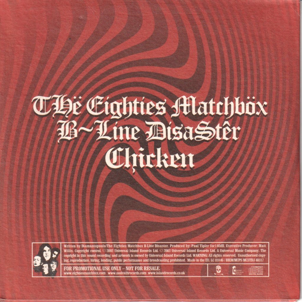 Eighties Matchbox B Line Disaster - Chicken - Cd