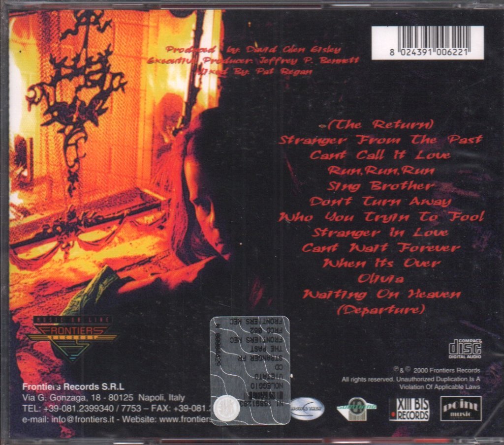 David Glen Eisley - Stranger From The Past - Cd