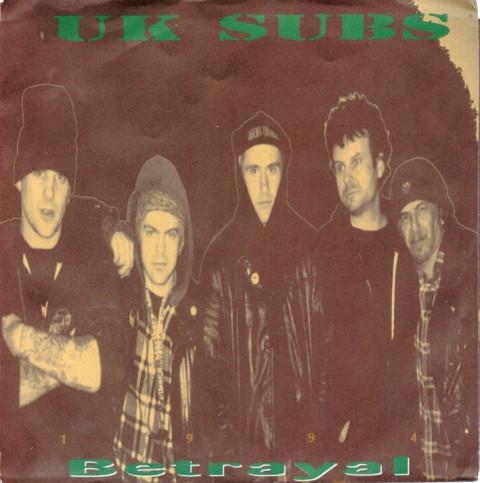 UK Subs - Betrayal - 7 Inch